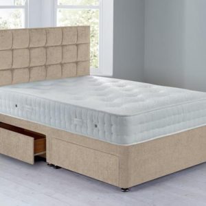 Shakespeare Lily Luxury Divan Set 54" with Floor Standing Headboard