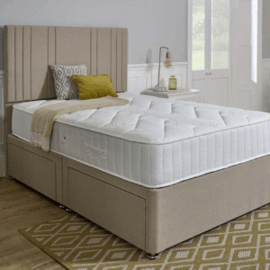 Ruby 1000 Memory Luxury Divan Set 54" with Floor Standing Headboard