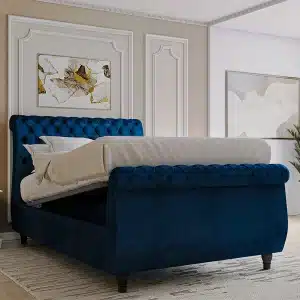 Hestia Sleigh platform bed