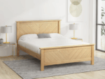 Kenji Oak Bed