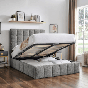 Starla Square Boucle Storage Bed