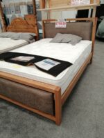 Solid oak & padded frame