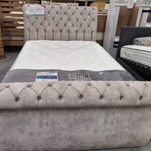 Hestia  Double Sleigh Bed Ottoman