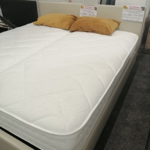 Superking ottoman bedframe in cream